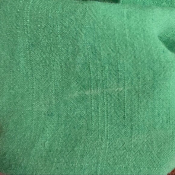 Topshop Bardot Off-Shoulder Short Sleeve Blouse Sz 6 Green - Picture 13 of 13